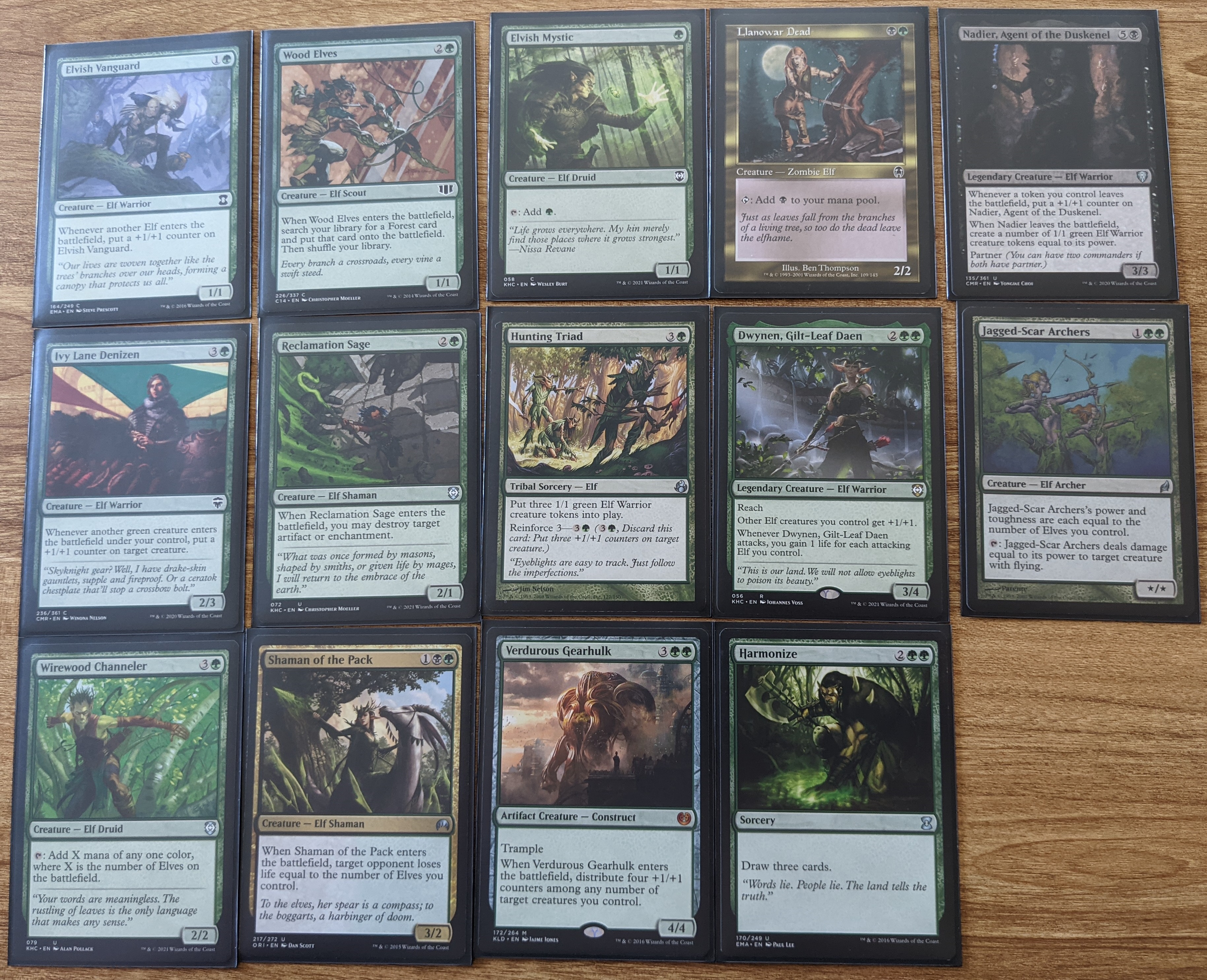 Lathril, Blade of the Elves - Elf EDH Deck (Custom 100 Card Commander Deck)
